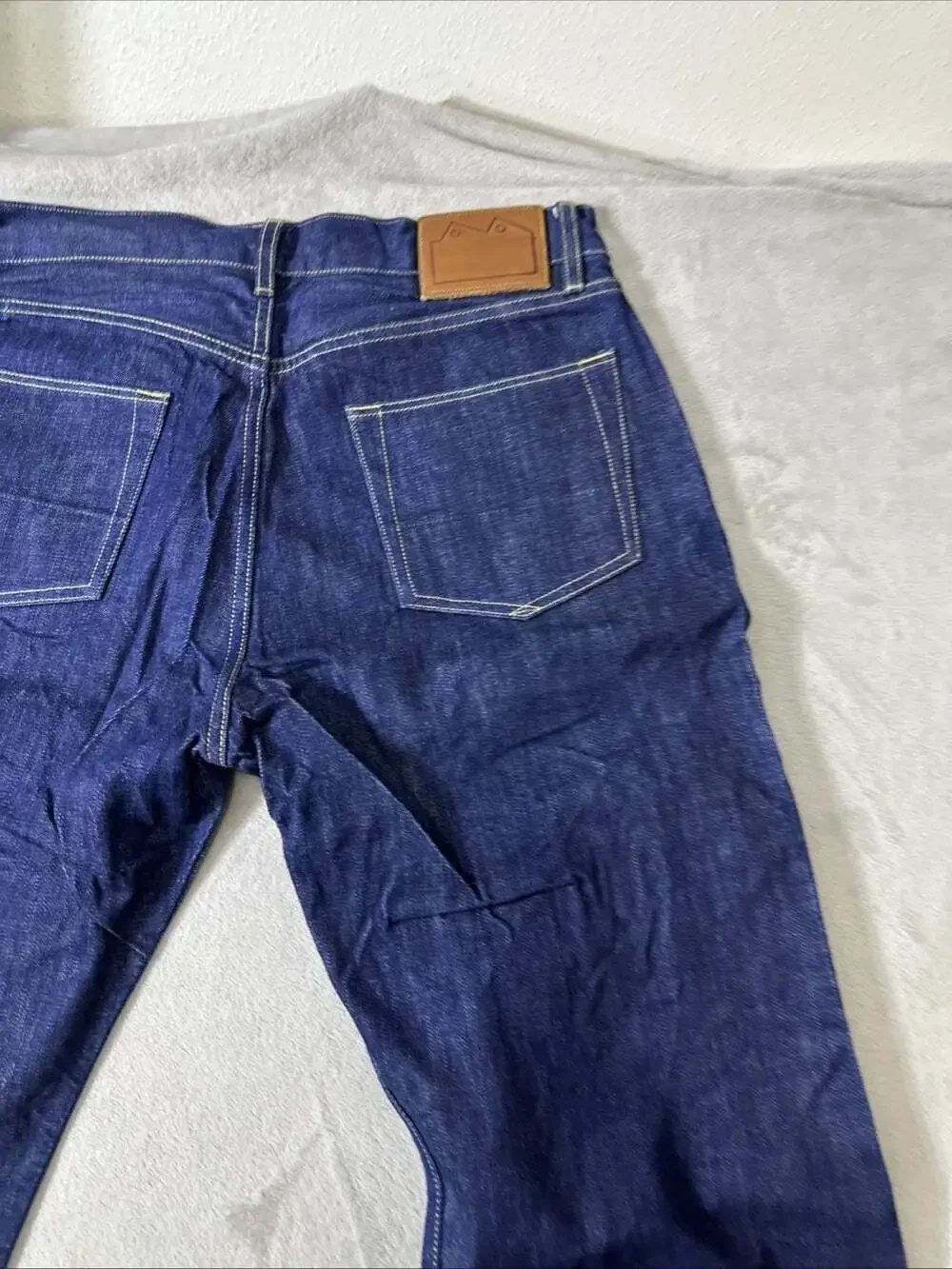 Blackhorse Lane Ateliers Jeans Men’s 33x33 Raw Selvedge Denim Indigo London